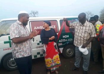 MP Abida Sidik Mia Donates Ambulance
