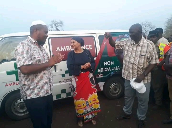 MP Abida Sidik Mia Donates Ambulance