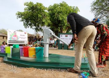 Community Celebrates Opening of Long-awaited Borehole; Courtesy of Hilal Afrika
