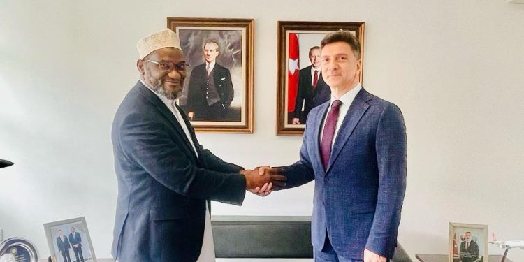 MAM National Chairman Sheikh Idrissa Muhammad and His Excellency Hüseyin Barbaros DICLE